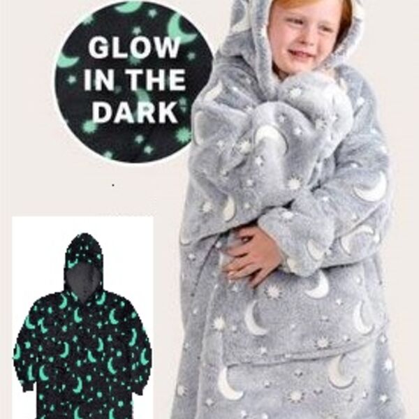 Brand Lab Kids Oversized Hooded Blanket Thumbnail