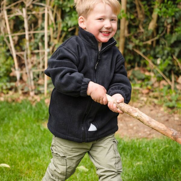 Kid's Full Zip Active Fleece Jacket Thumbnail