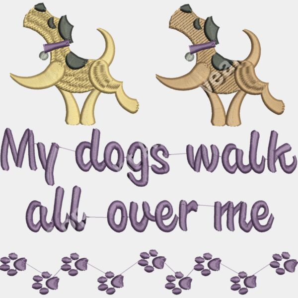 My Dogs Walk over me Thumbnail